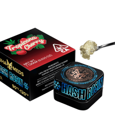 MUHA MEDS TROPICANA CHERRY HASH ROSIN 3 MUHA MEDS TROPICANA CHERRY HASH ROSIN