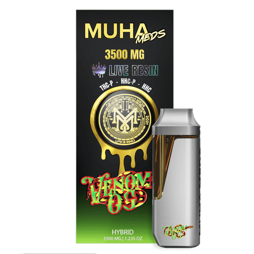 MUHA MEDS VENOM OG 3500 MG DISPOSABLE| HYBRID - Muha Meds 3 MUHA MEDS VENOM