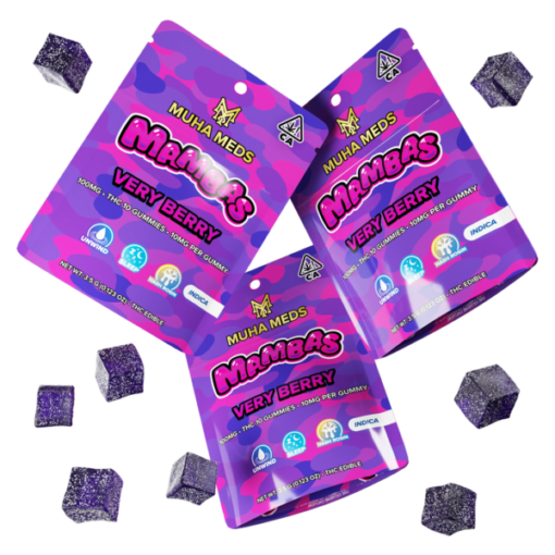 MUHA MEDS VERY BERRY EDIBLES 3 MUHA MEDS VERY BERRY EDIBLES