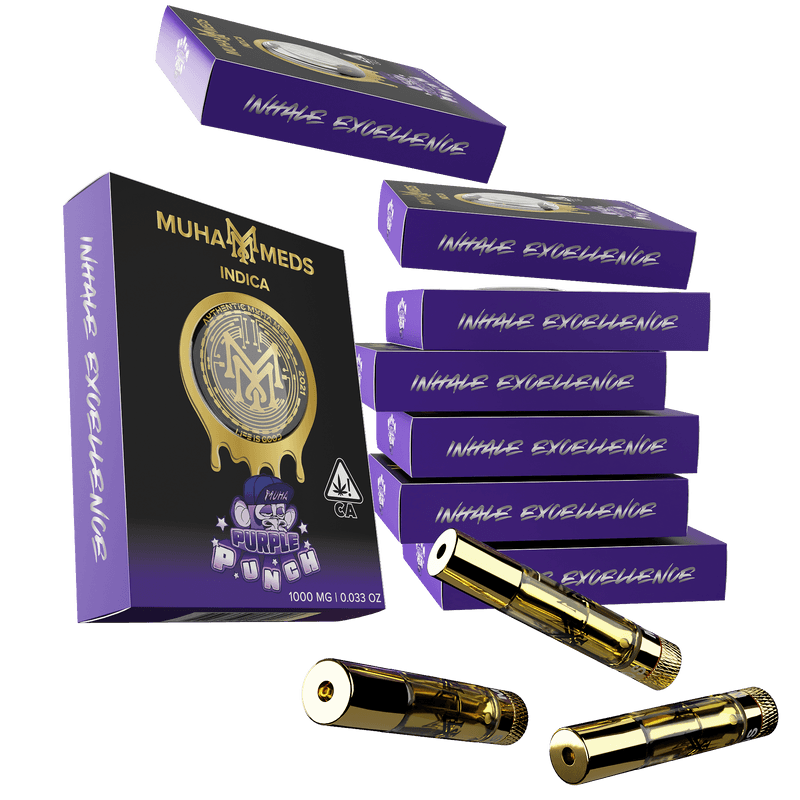 PURPLE PUNCH | INDICA 1000MG THC 3 Muha med 1g Purple Punch Indica