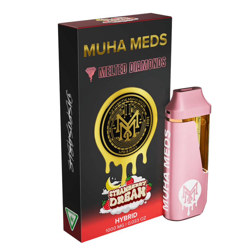 Indulge in the Ultimate High: Try Our STRAWBERRY DREAM Hybrid with 1000MG of THC! 2 STRAWBERRY RUNTZ, STRAWBERRY DREAM