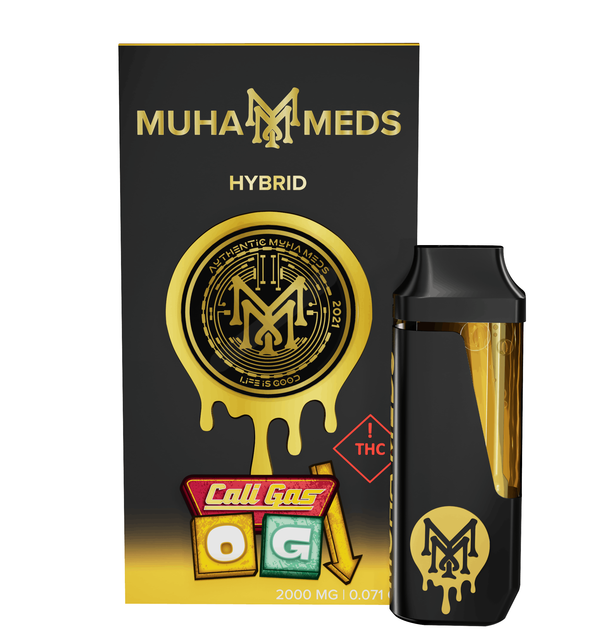 Premium Cali Gas OG Muha Meds 2g - Potent Cannabis Flower for Ultimate Relaxation 2 Cali Gas OG Muha Meds 2g