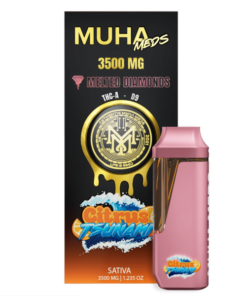 Citrus Tsunami Strain, Muha & Cart for Ultimate Flavor and Potency