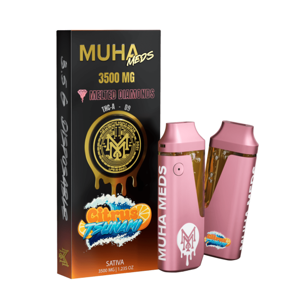 Citrus Tsunami Strain, Muha & Cart for Ultimate Flavor and Potency 4 Citrus Tsunami Strain, Muha & Cart for Ultimate Flavor and Potency - Image 2