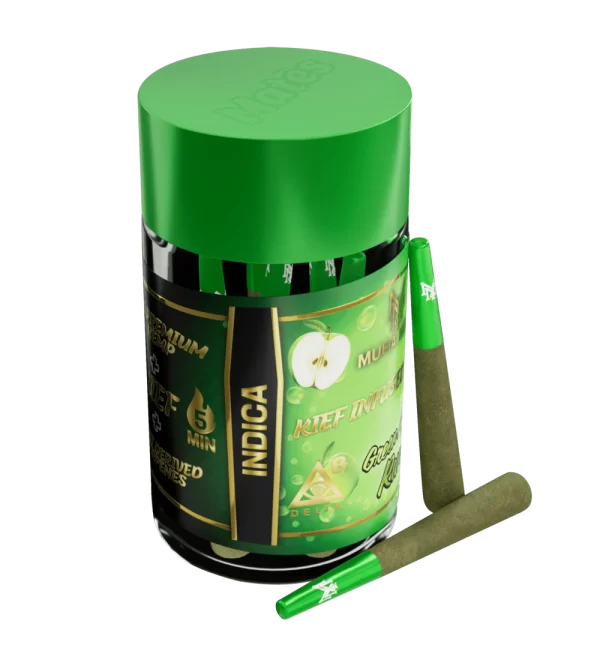 Green Apple Runtz 5 Pre-Rolls, 4 Green Apple Runtz 5 Pre-Rolls, - Image 2