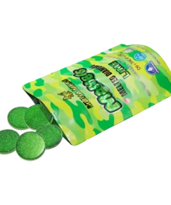 Alternative view of Lime Melted Diamonds Gummies,