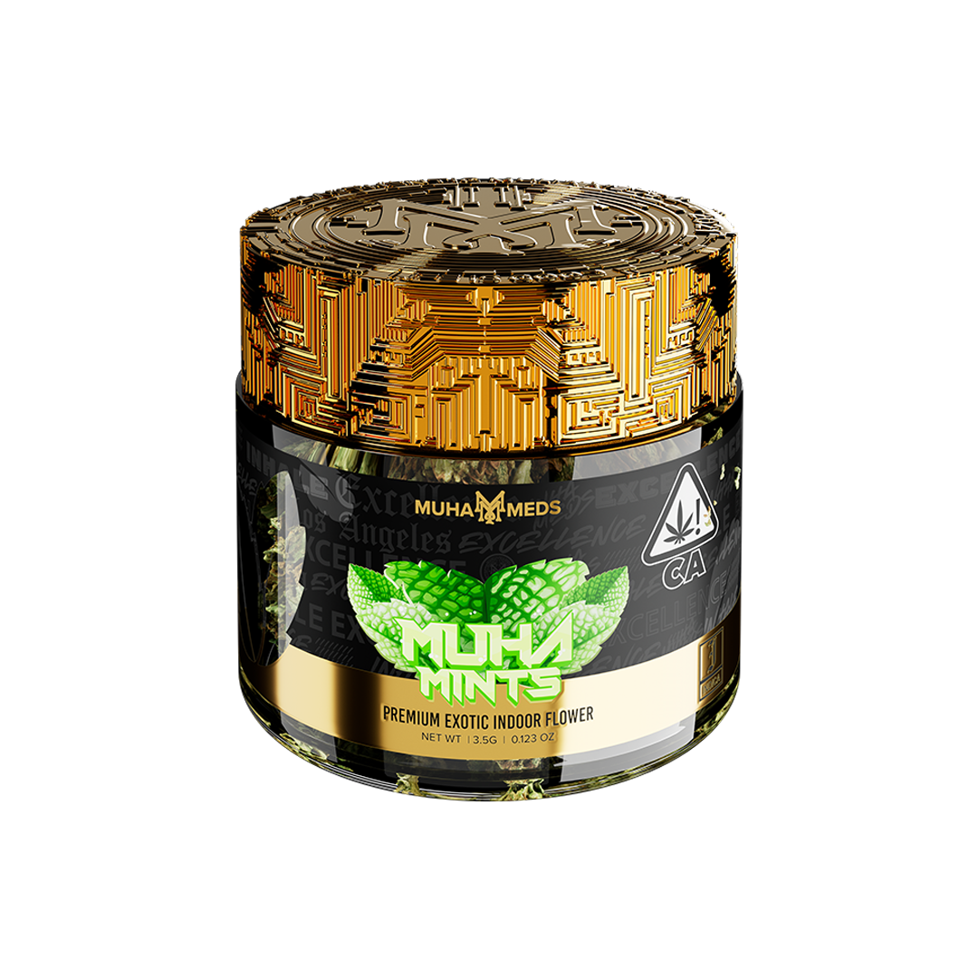 Muha Mints Indoor Flower, 3 Muha Mints Indoor Flower,