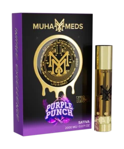 Alternative view of Buy Muha Meds Carts Purple Punch - Premium Quality and Flavor