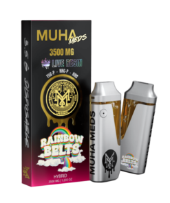 Alternative view of Rainbow Belts Strain Review: Unleash the Flavor with Muha Cannabis