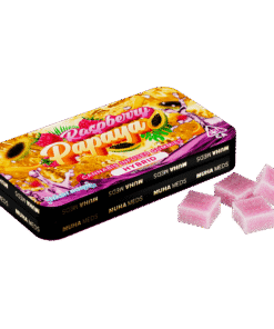 Raspberry Papaya Hash Rosin Gummies,