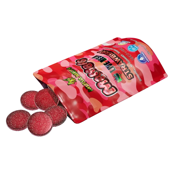 Strawberry Live Resin Gummies, 4 Strawberry Live Resin Gummies, - Image 2