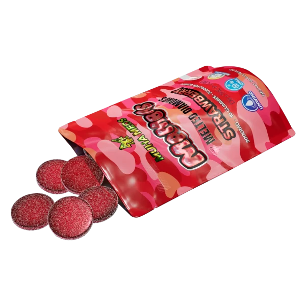 Strawberry Melted Diamonds Gummies, 4 Strawberry Melted Diamonds Gummies, - Image 2
